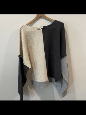 Promesa Women’s Small Colorblock Knit Sweater Bohme Tag Trendy Casual